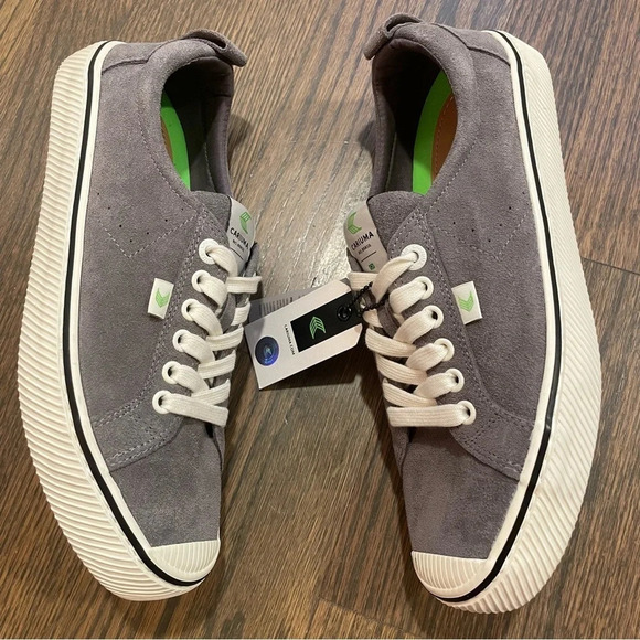 NEW Cariuma OCA Low Top Gray Suede Sneakers Women’s 10 Men’s 8.5 Lace Up Shoes - Picture 12 of 12